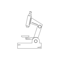 MICROSCOPE SILLUETTE ICON