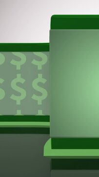 Vertical Video IRS Tax Animation Frame for Adding Custom Content
