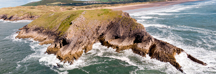 cliff face by the ocean