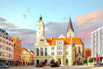 Altstadt, Ingolstadt, Bayern, Deutschland 