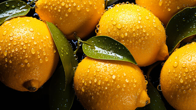 Ripe Ugli Fruit Texture: Top-View Fruit Stack with Water Spots