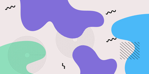 Abstract pop art background with wave pattern. Vector pattern. Color wave template and presentation design