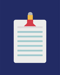 Book, notepad, pen, paper and notebook icons