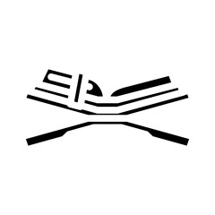 quran islam muslim glyph icon vector. quran islam muslim sign. isolated symbol illustration