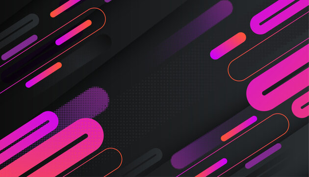 Minimal geometric background. multicolour shapes with trendy gradients