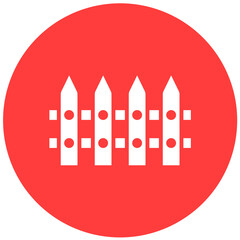 Fence Vector Icon Design Illustration