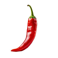 Chili pepper isolated on transparent background
