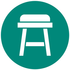 Stool Vector Icon Design Illustration