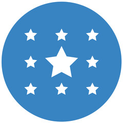 Obraz premium Star Vector Icon Design Illustration