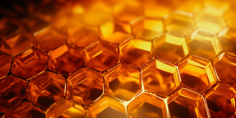 Close up honeycomb