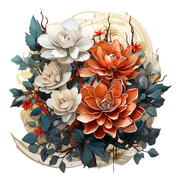 The Geometric Floral Art Piece By Wolfgang Zelmer Is Displayed As The Centerpiece Of An Exhibit Celebrating The Fusion Of Nature And Technology, Generative Ai