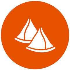 Samosa Vector Icon Design Illustration