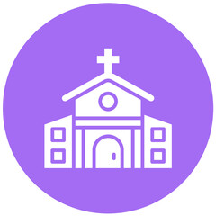 Church Vector Icon Design Illustration