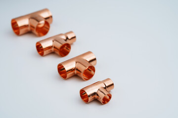 Copper components copper pipes for industry and plumbing