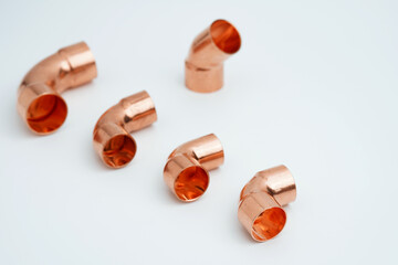 Copper pipe plumber fittings elbow connectors socket accessories tubes faucet copper adapter 