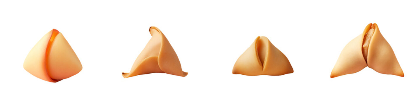 Fortune cookie on a transparent background