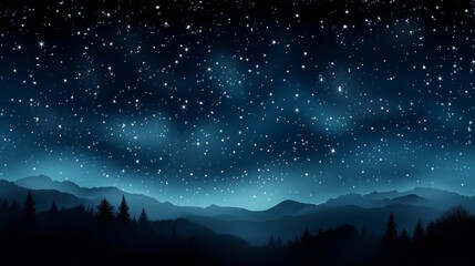 Naklejka premium sky with stars