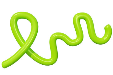 Obraz premium 3d abstract curvy shape