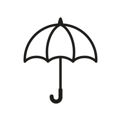 Umbrella icon vector on trendy design