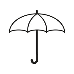 Umbrella icon vector on trendy design