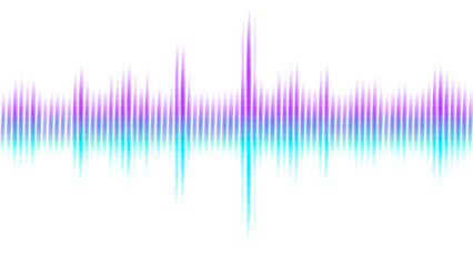 sound wave Effect. gradient music. rainbow wave. rainbow sound wave Effect. - obrazy, fototapety, plakaty
