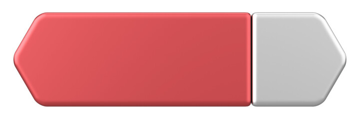 Obraz premium 3D button. Empty button. 3D illustration.