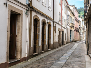 Fototapeta na wymiar Streets of Mondoñedo, province of Lugo (Galicia, Spain)