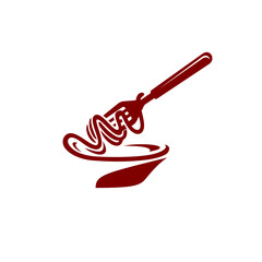 Red bowl Noodles Logo Templates. ramen, noodles, fast food restaurants, Korean food, Japanese food