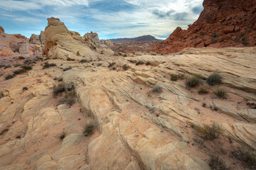 Beautiful layer of land in the Wave, Arizona. Landscape photography - 643727306