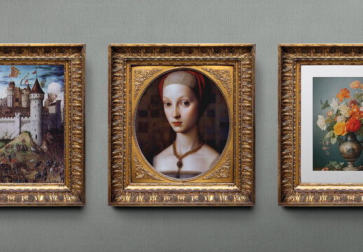Frame Mockup Old Antique