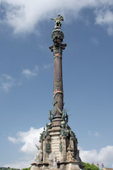 Statue of Christopher Columbus in Barcelona