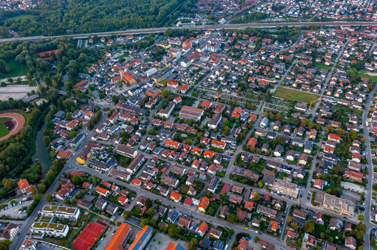 Olching in Bayern aus der Luft | Luftbilder von Olching
