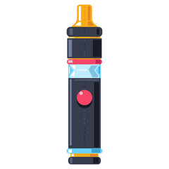 Vape vector cartoon illustration isolated on a white background.