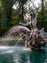 Fototapeta na wymiar Europe, UK, England, London, Regents Park, triton and dryads fountain