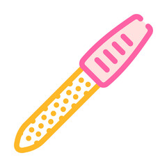 nail file hygiene color icon vector. nail file hygiene sign. isolated symbol illustration