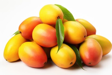 Fototapeta na wymiar mangos and plums
