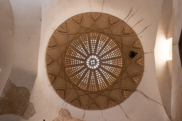 ceiling window of Amir Chakhmaq Complex