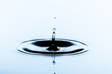 Ripple Rhapsody: An enchanting rhapsody of ripples created by a descen