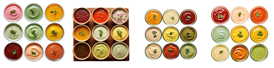condiments for food transparent background