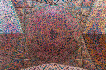 interior of the Nasir al Molk mosque