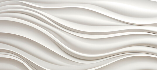Obraz premium Wave background white smooth abstract texture