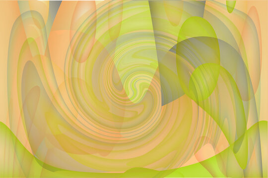 rechteck enth&auml;lt farblich abgestimmte sich &uuml;berschneidende Fl&auml;chen begrenzt durch b&ouml;gen und kurven in spiralf&ouml;rmiger anordnung, modern art, HD-hintergrund