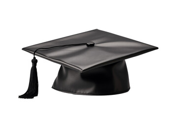 Convocation cap isolated on transparent background, Generative AI