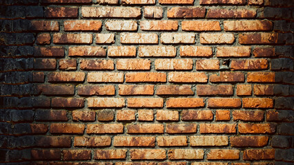 Brick wall - masonry theme background. AI generated image