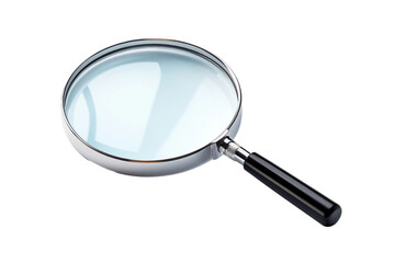 The magnifying glass isolated on transparent background, Generative AI