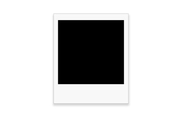 Blank photo frame isolated on white