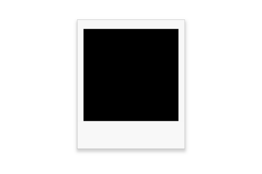 Blank photo frame isolated on white