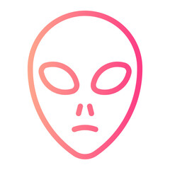 Obraz premium alien gradient icon