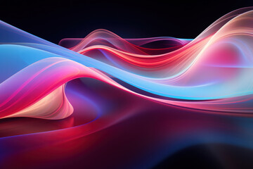 Digital Color lines in motion Background for presentation