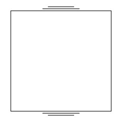 Obraz premium Social media content border